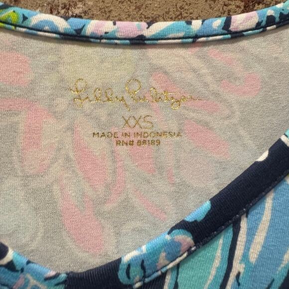 NWT Lilly Pulitzer Kaisley‎ Dual Neck Dress Size XXS - Picture 9 of 11